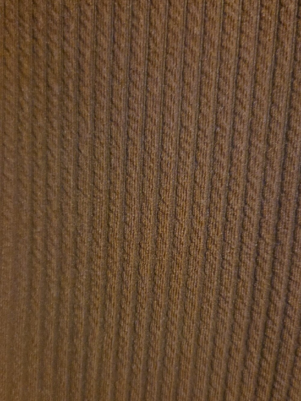 Women's Rust Tie-Front Ribbed Midi Dress - Picture 3 of 8